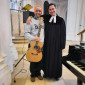 Rocken den Gottesdienst: Christian Sudendorf (links) und Paul Streidl